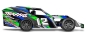Preview: TRX104354-74-GRN Slash Modified BL-2S grün 1/10 Dirt Oval Racer RTR